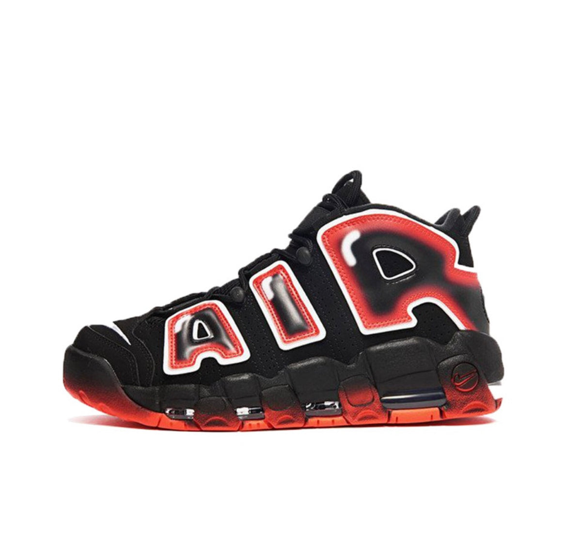 Nike Air More Uptempo Crimson Red Eye