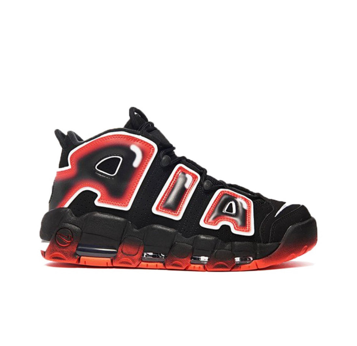 Nike Air More Uptempo Crimson Red Eye