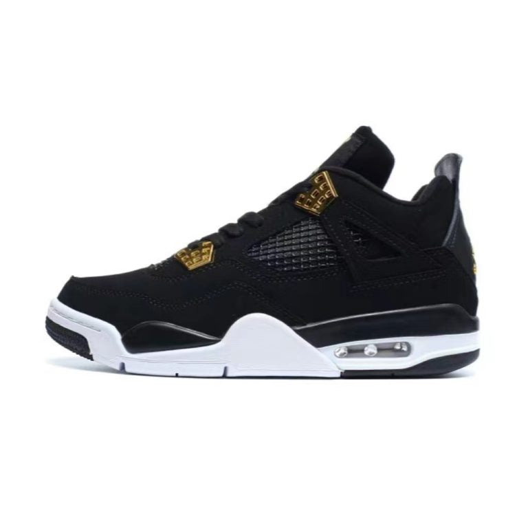 Air Jordan 4  Black Gold Bukle