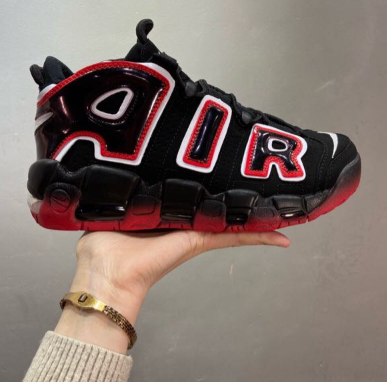 Nike Air More Uptempo Red Black