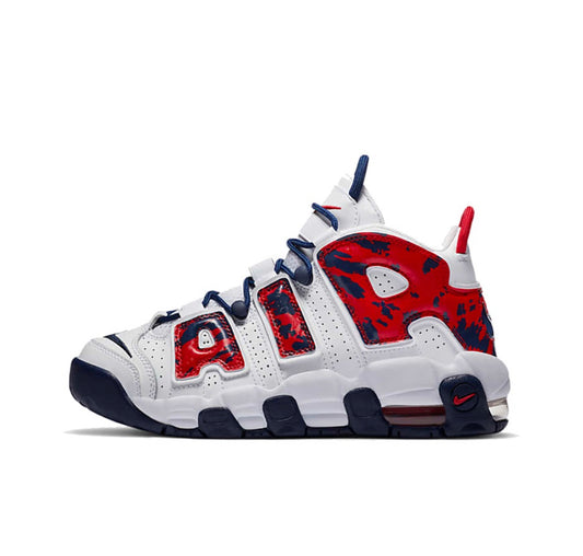 Nike Air More Uptempo Blue Red Camo