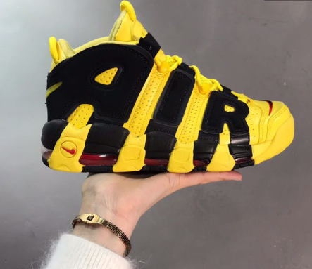 Nike Air More Uptempo Yellow Black