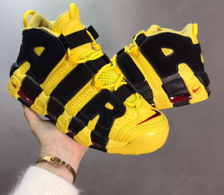 Nike Air More Uptempo Yellow Black