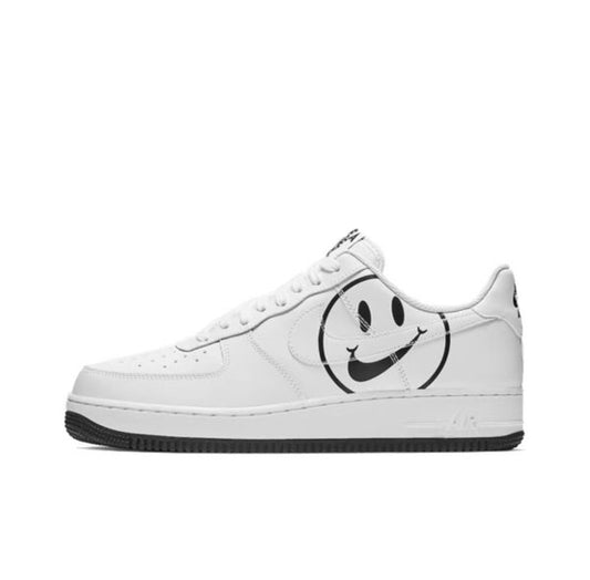 Nike Air Force 1 Black and white smile