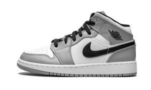 Air Jordan 1 Mid GS Light Smoker Grey