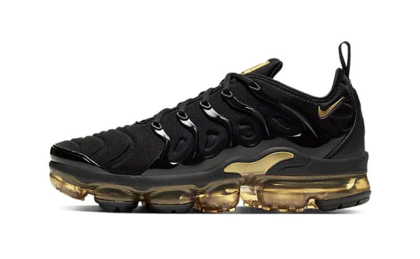 Nike Air VapoMax Black Anthracite Metallic Gold