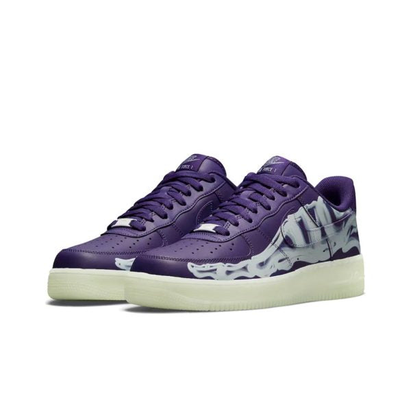 Nike Air Force 1 Purple Squeleton QS